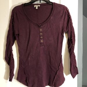 Long sleeve bottom down